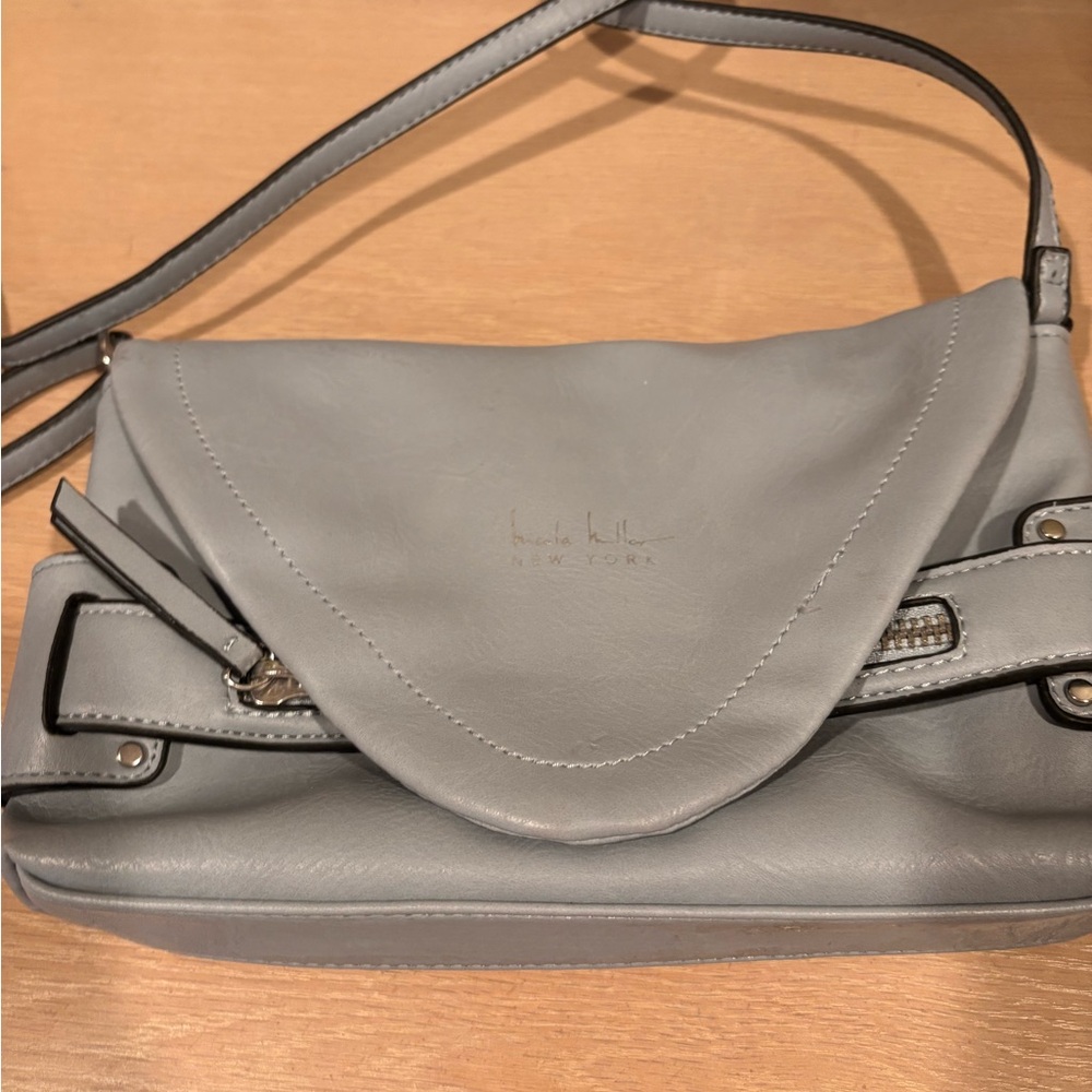 Nicole Miller Crossbody Leather Bag